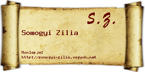 Somogyi Zilia névjegykártya